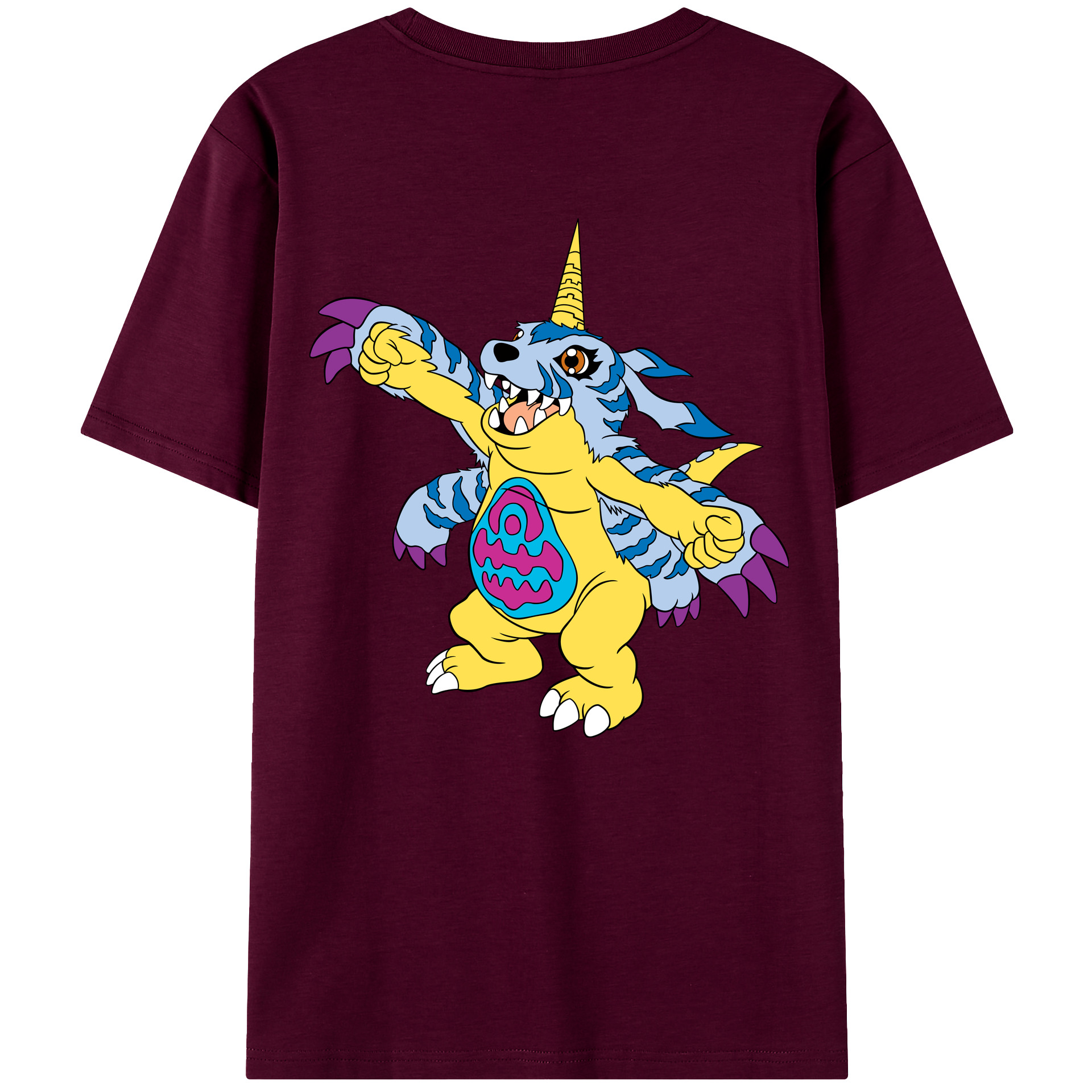 （画像用） Digimon デジタルモンスター/デジモン レディース半袖Tシャツ(バックプリント)